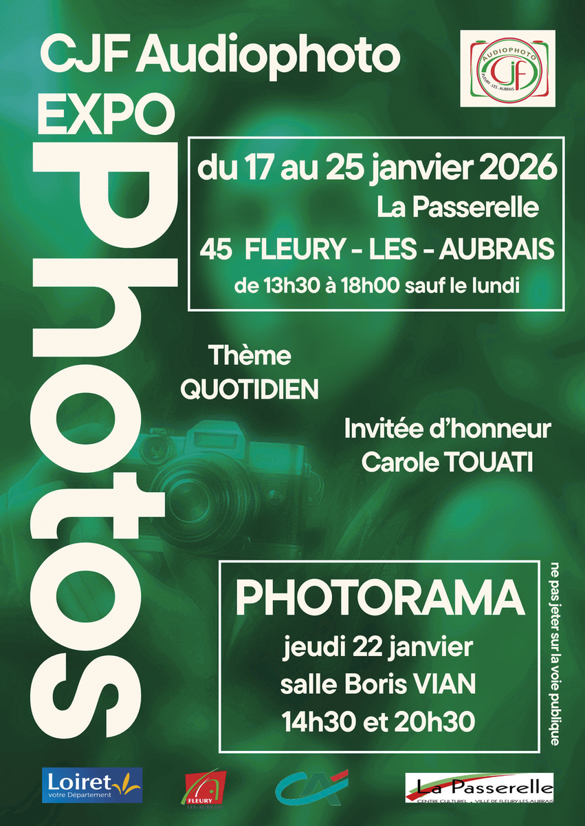 EXPO du CJF Audiophoto (cliquez pour voir l'affiche)