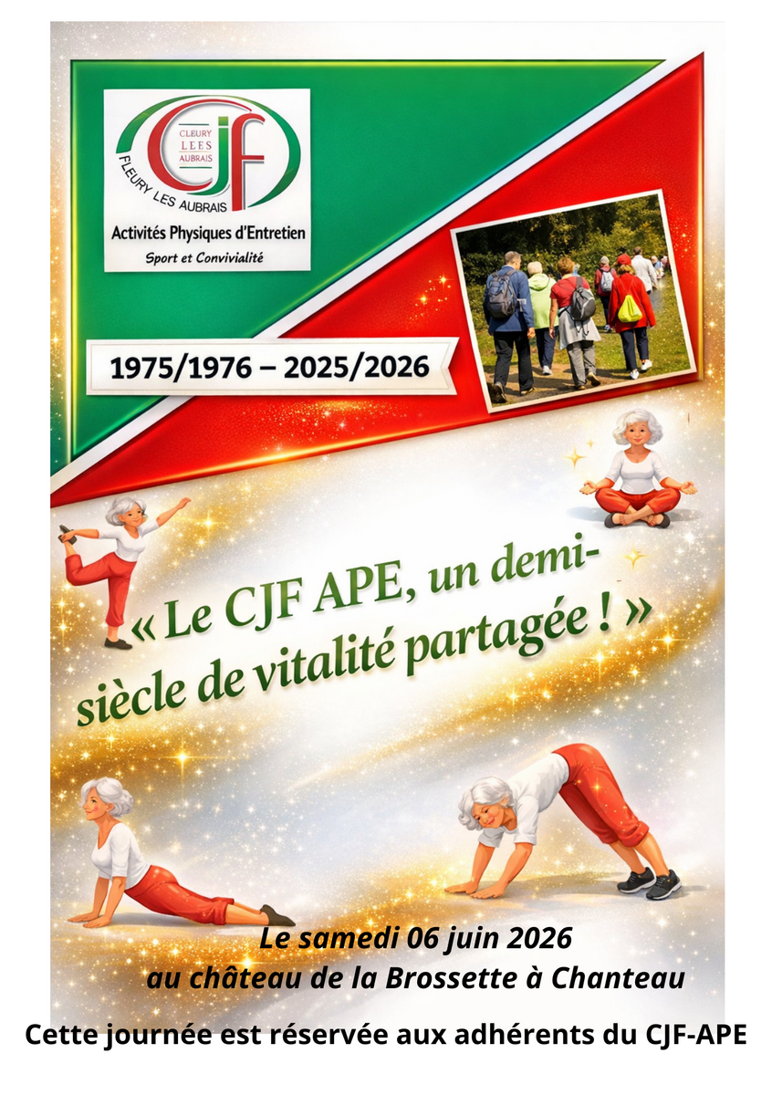 50 ans de l'APE CJF Résevé aux adhérents