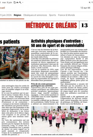 La République du Centre parle de NOUS !