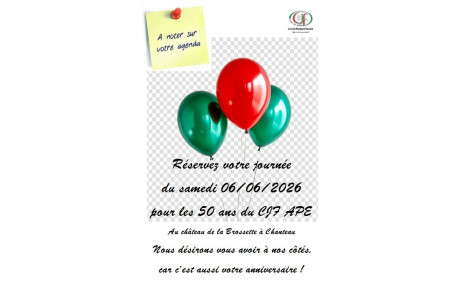 50 ans du CJF APE